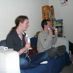 Nick and Kev playing Rabbids 2