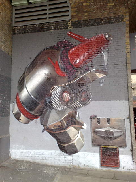 Grafitti near Wagamamas