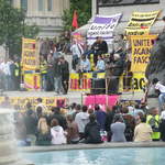 Love Music Not Racism, Protest at Trafalgar Sq.
