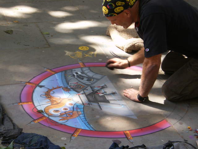 Pavement artist