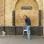 Andrew at platform 9 3/4