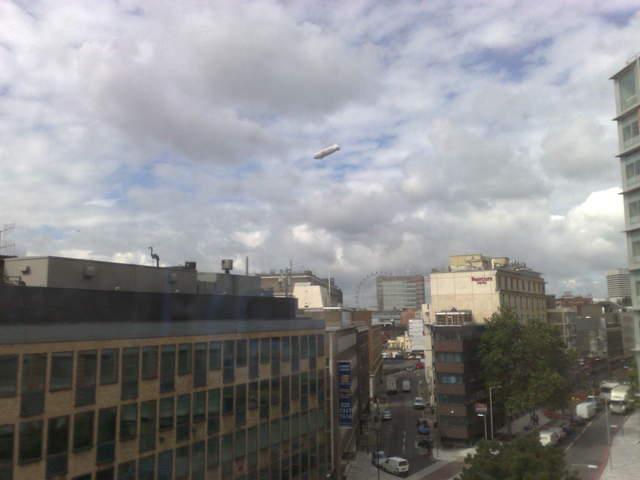 Air ship over London