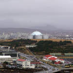 The rotating restaurant from the bell tower