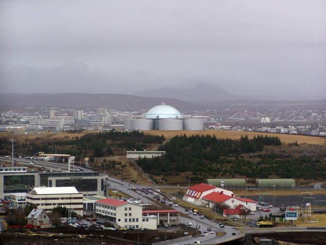 The rotating restaurant from the bell tower