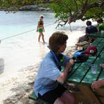 Trish on Eco Tour- Bird Island