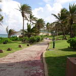 Hotel Gardens looking towards our bedroom block