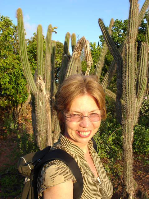 Trish at Shirley Heights