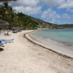 The snorkelling beach