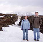 Ali and Kev overlooking the rift valley