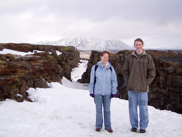 Ali and Kev overlooking the rift valley