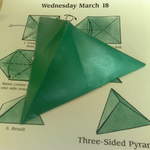 March 18, Three-sided Pyramid, by Kevin Blake