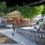 Carousel near London Eye