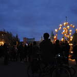 Fire garden sculptures