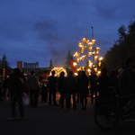 Fire garden sculptures