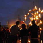 St Pauls by firelight