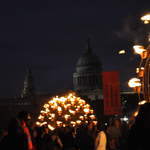 Fire garden sculptures