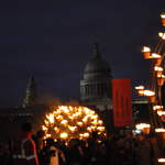 Fire garden sculptures