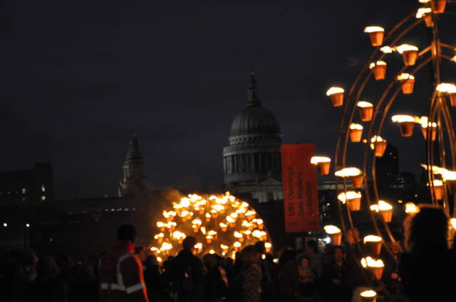 Fire garden sculptures