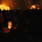 Fire garden sculptures