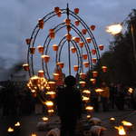 Fire garden sculptures