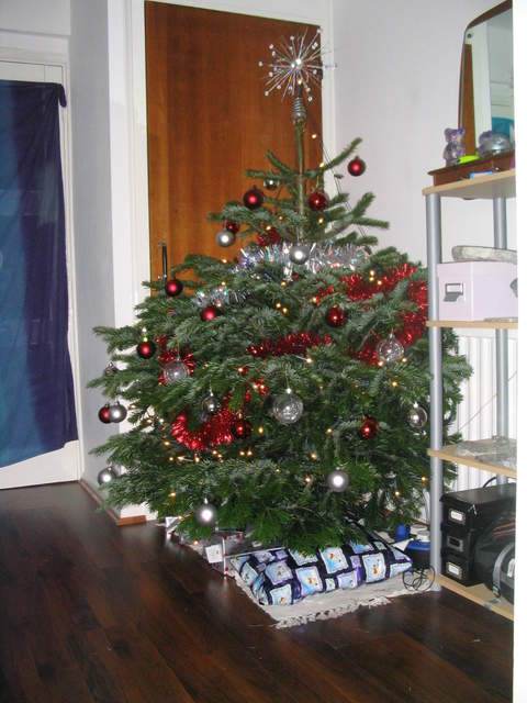Our tree, with presents