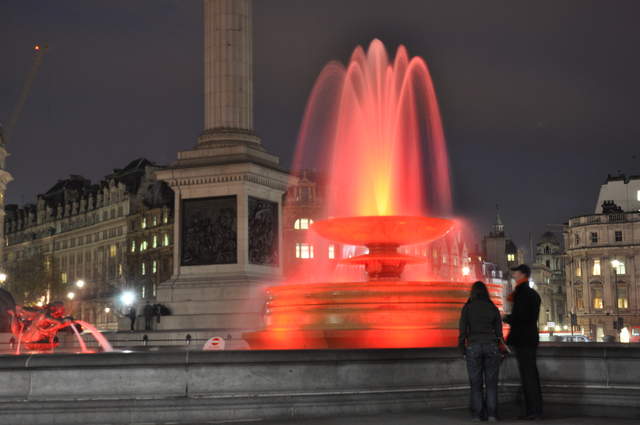 World Aids Day Fountains