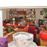 View from the kitchen on Christmas day