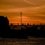 Millenium Bridge at Sunset