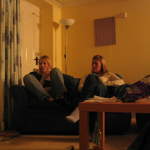 Sarah, Nicola and Elizabeth, also a bit blurry. Was the camera drunk too?