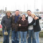 Nicola, James, Me (looking like a boy actually...), Sam and Sarah