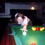 Clem playing Pool
