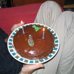 Kevin's birthday cake, baked and designed by Ali