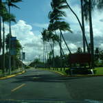 Leaving the Bacardi Distillery to head to Viejo (Old) San Juan