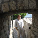 Pete on the walls of Dubrovnik Old Town