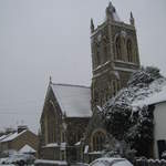 St Andrew's in the snow