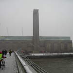 Tate Modern in the snow