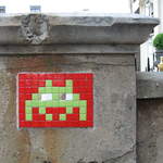 Space Invaders pixel art