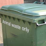 Animal waste ... how do they get to the bins?