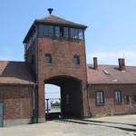 Main entrance to Birkenau