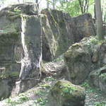 Rocks with carvings