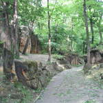 Pathway through the rocks