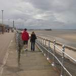 Andy and Gemma on the promenade