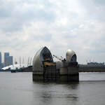 The Thames Barrier and the O2 Arena