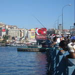 Fishing on Galata Bridge