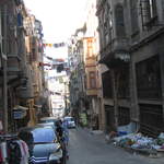 Back street laundry near Taxsim Sq.