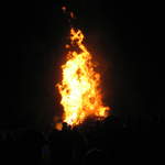 Radford Park bonfire