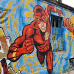 Superhero grafitti