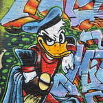 Donald Duck grafitti