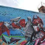 Optimus Prime grafitti