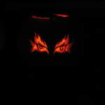 Ali's Evil Eyes Pumpkin